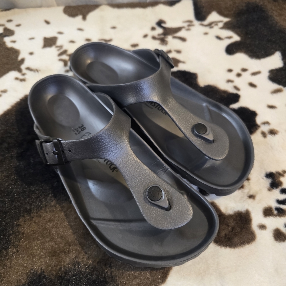 Birkenstock Black Gizeh EVA Thong Sandals